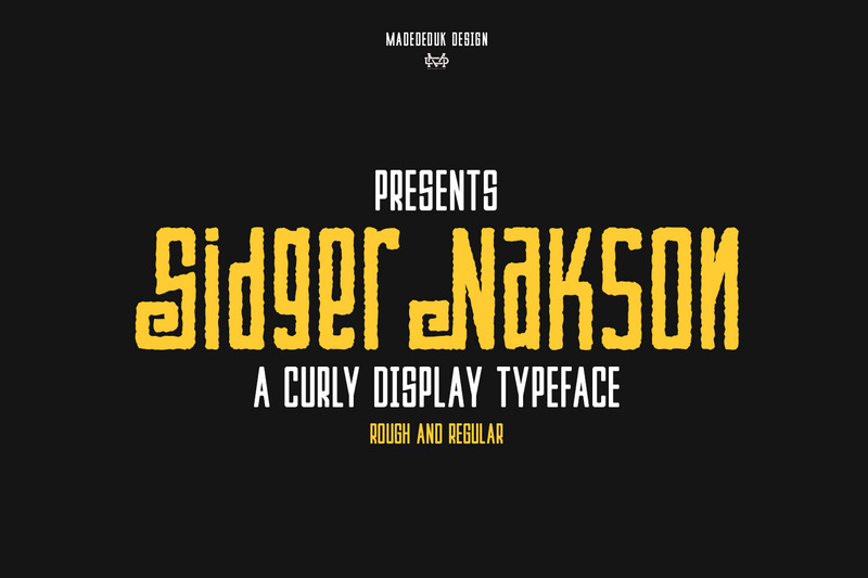 Sdger Nakson - Curly Font - Features Image 1