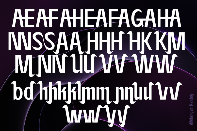 Welanger Kesley - Display Font - Features Image 6
