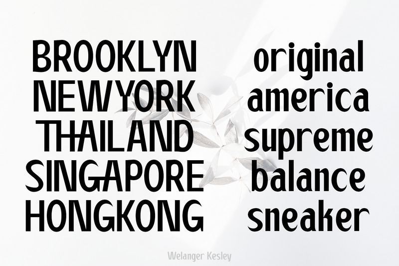 Welanger Kesley - Display Font - Features Image 5