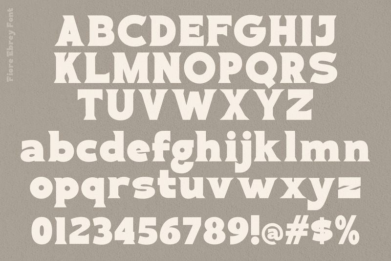 Fiore Ebrey - Wyświetl czcionkę - Obraz funkcji 7