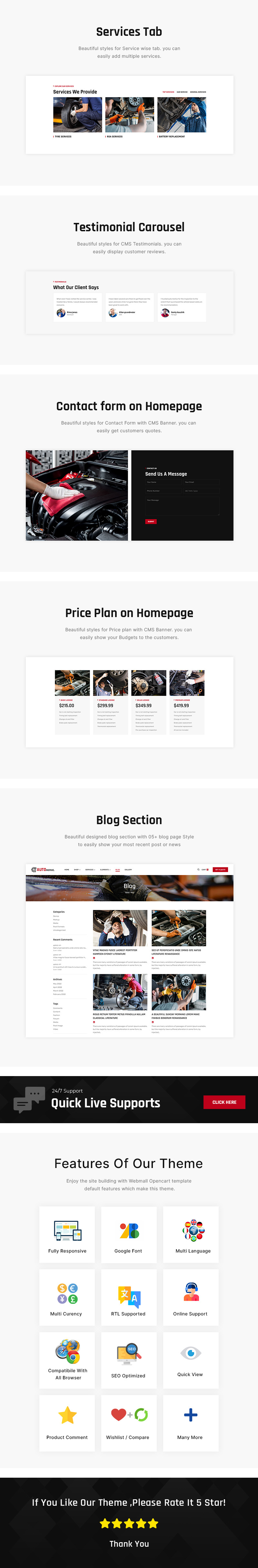 Automotive - Auto Mechanic and Car Repair WordPress Elementor Theme - Features Image 2