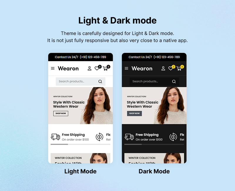 Wearon – Tema WooCommerce multiuso per negozi di moda e bellezza - Caratteristiche Immagine 3