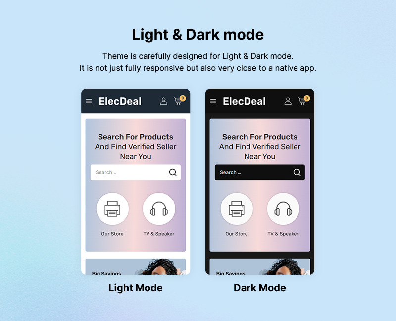 ElecDeal - obchod s elektronikou, gadgety a technologiemi MegaShop Responzivní WooCommerce šablona - Features Image 3