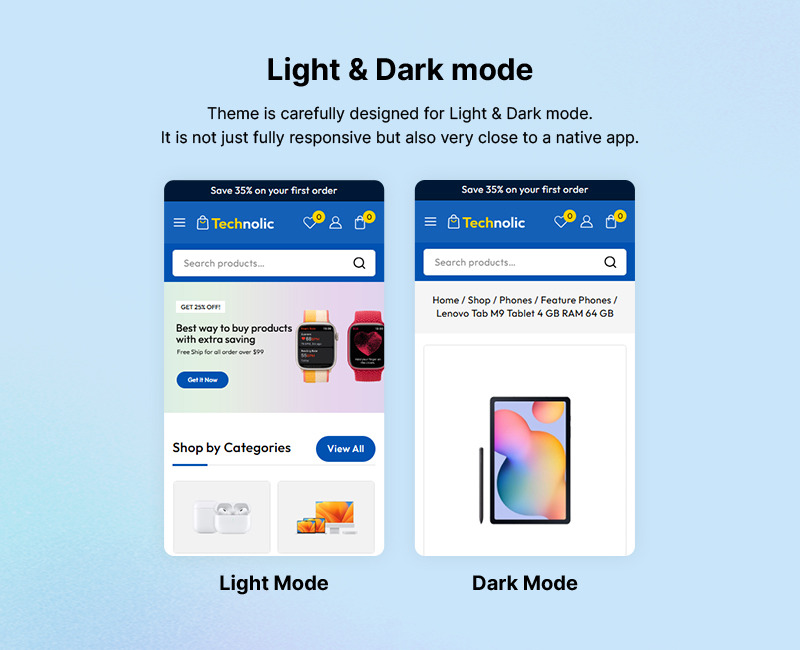 Technolic - Electronics, Gadgets and Technology Multipurpose WooCommerce Elementor Theme - Features Image 3