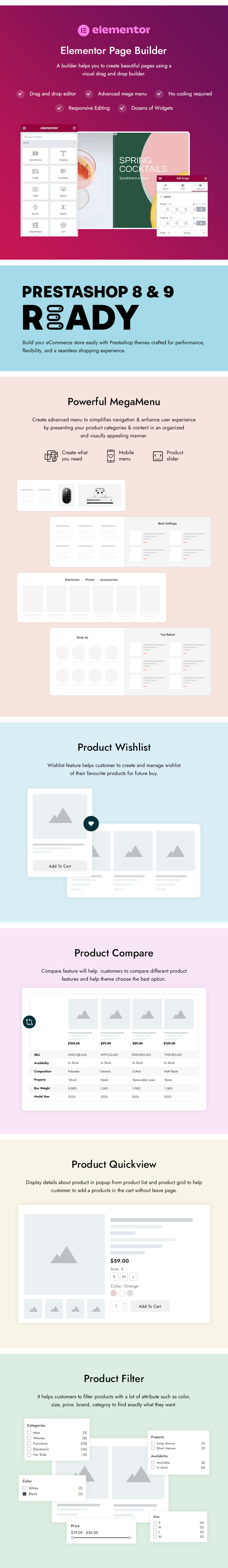 Jewelo - Jewellery And Accessories Multipurpose Responsive Prestashop Elementor Store - Features Image 2