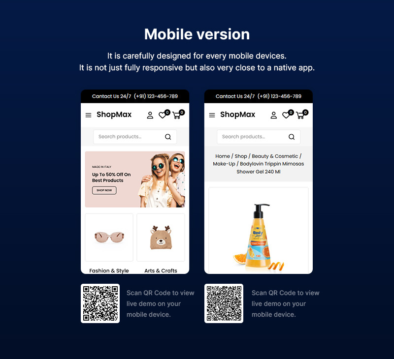 ShopMax - Tema WooCommerce multiuso per Elementor Mega Shop - Caratteristiche Immagine 2