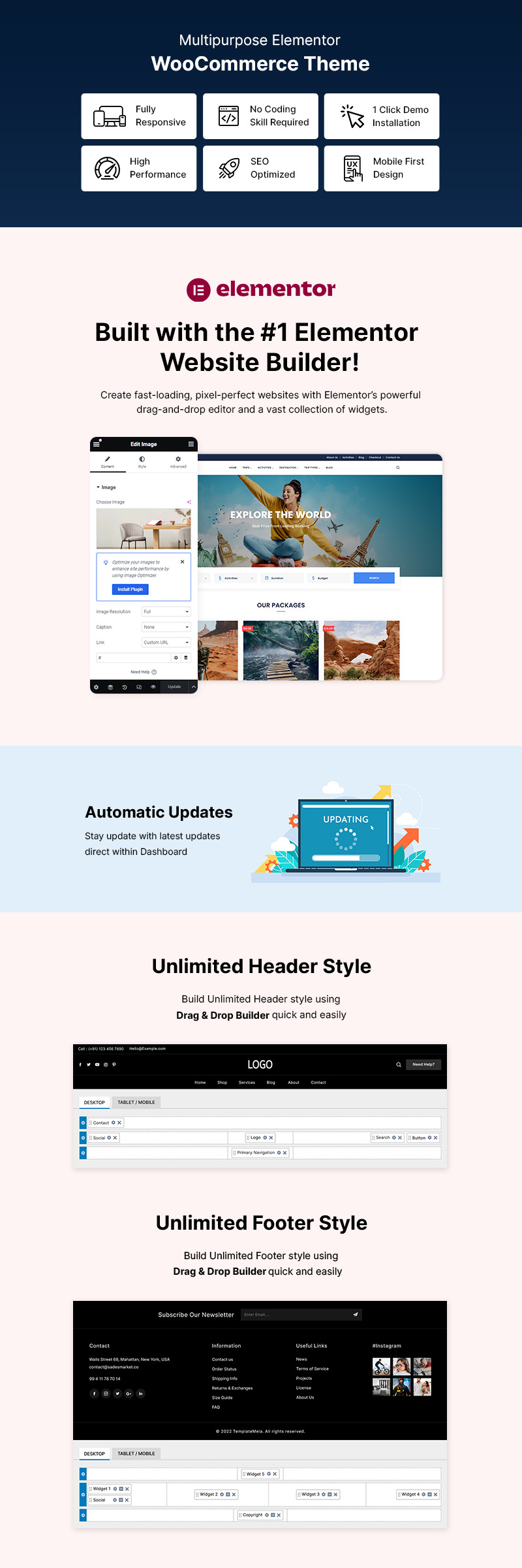 Flowerin – WooCommerce-Theme für Blumenläden und Floristengeschenke - Eigenschaften Bild 1