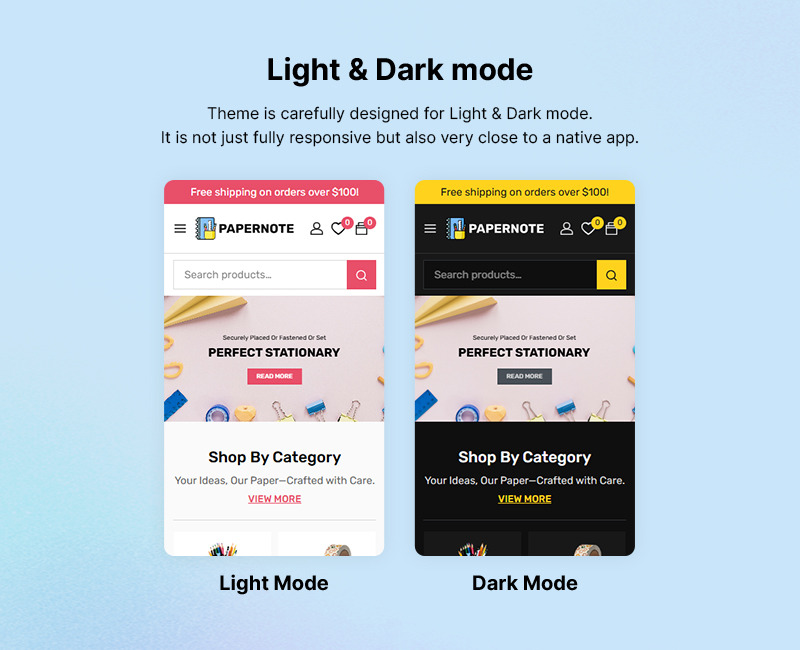 Papernote - Írószer és ajándékbolt Woocomerce reszponzív sablon - Features Image 3