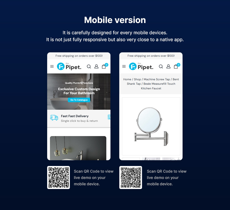 Pipeta – koupelna a sanitární téma WordPress WooCommerce - Features Image 2