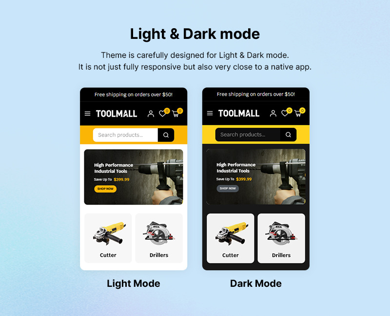 ToolMall – Інструменти та запчастини, обладнання, магазин Elementor WooCommerce - Features Image 3