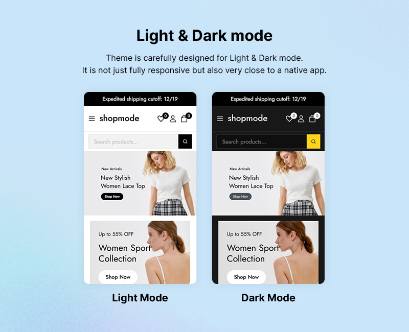 Shopmode - Tema reattivo multiuso Woocommerce per negozi di moda, abbigliamento e vestiario - Caratteristiche Immagine 3