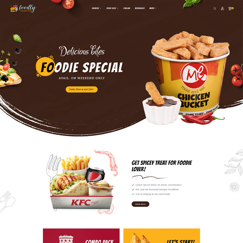 Foodly – Food Drink Restaurant Multipurpose Store PrestaShop Theme - Features Image 1