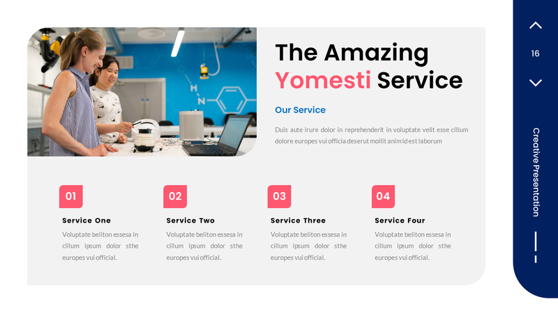 Presentazione di diapositive Google di Yomesti Creative Business - Caratteristiche Immagine 16