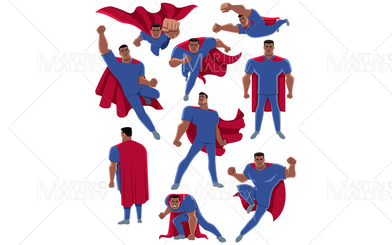 Illustrazione indiana di vettore del supereroe del lavoratore sanitario. - Caratteristiche Immagine 1