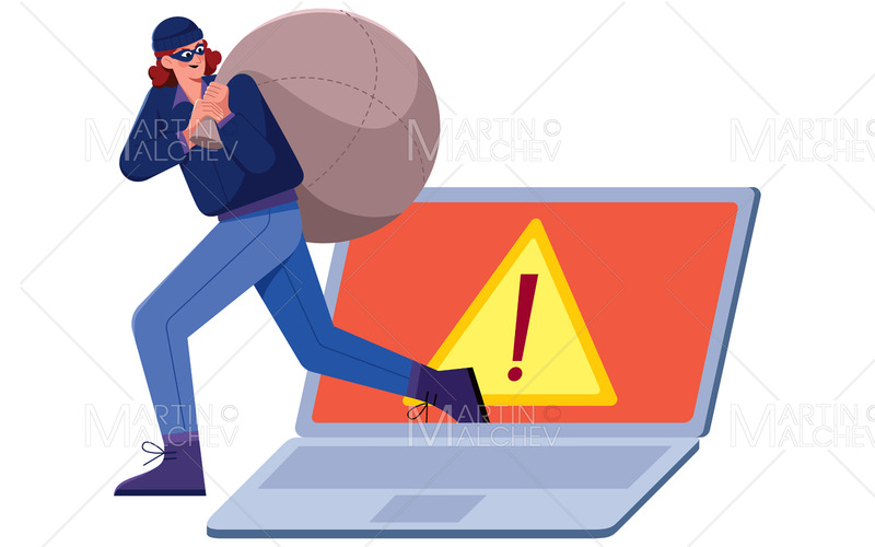 Internet bluff koncept vektorillustration - Features Image 1