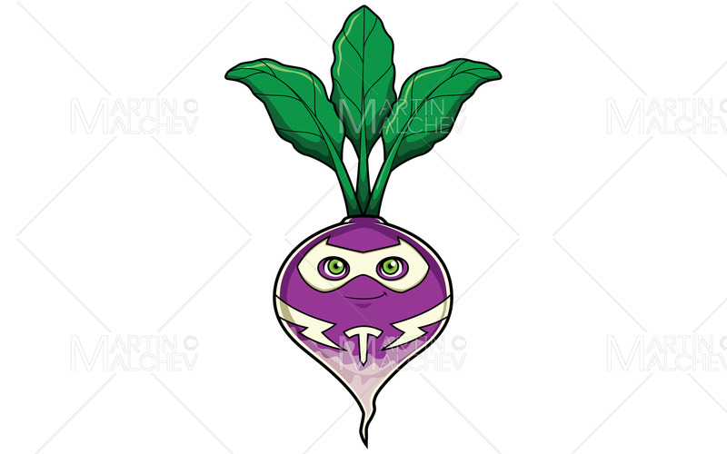Rova superhjälte maskot vektorillustration - Features Image 1