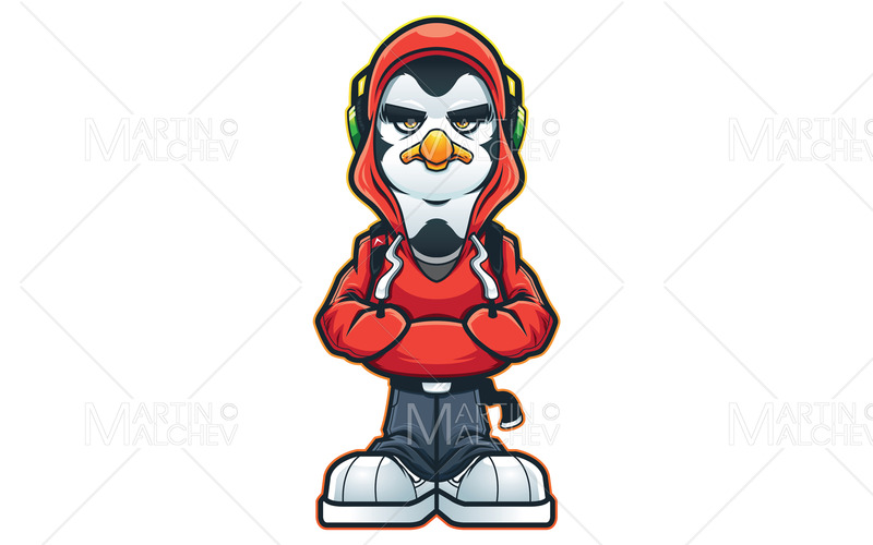 Cool Penguin Swag Illustration - Features Image 1