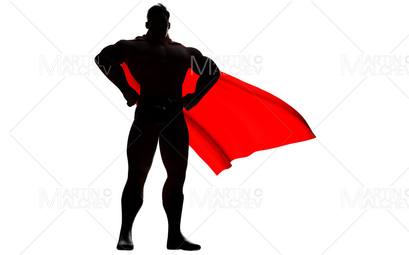 Superhero Standing Tall 3D Render 2 - Features Image 1