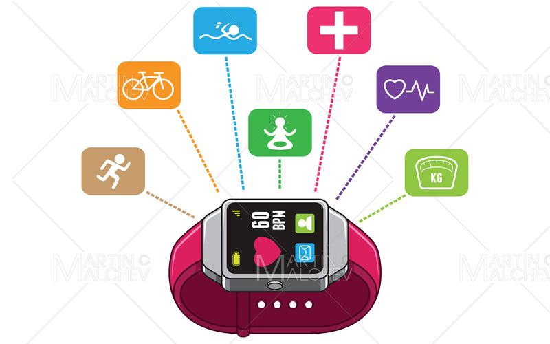 Smart Watch-hälsoåtgärd - Features Image 1