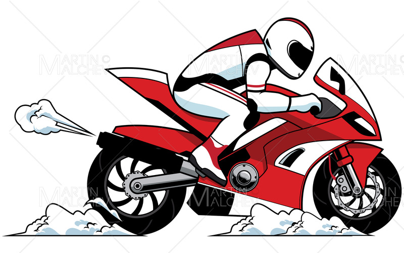Motorcykel Racer Mascot - Features Image 1