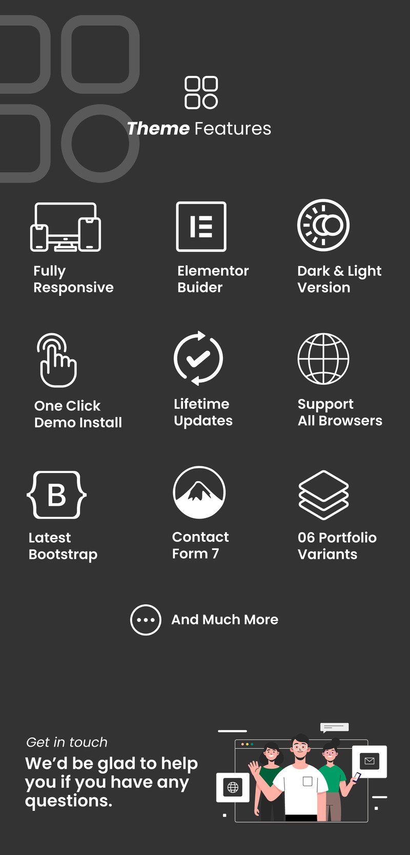 ThePRO - Тема WordPress для личного портфолио - Features Image 3
