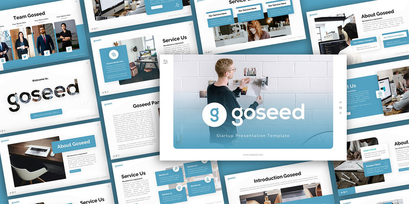 Modèle de présentation PowerPoint polyvalent de démarrage de Goseed - Caractéristiques de l’image 1