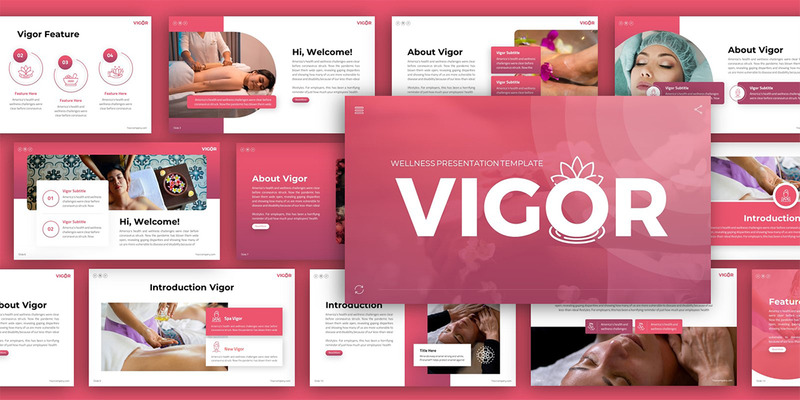 Modello di presentazione PowerPoint multiuso Vigor Wellness - Caratteristiche Immagine 2