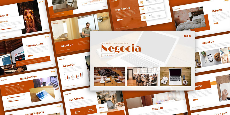 Negocia Marketing Prezentacja Szablony prezentacji PowerPoint - Obraz funkcji 1