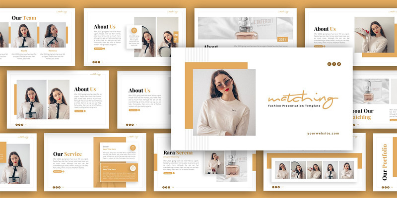 Abbinamento - Modello di presentazione PowerPoint multiuso alla moda - Caratteristiche Immagine 2