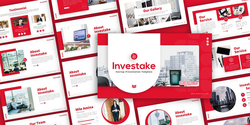 Investake - modelo de apresentação em PowerPoint multifuncional de inicialização - Features Image 1