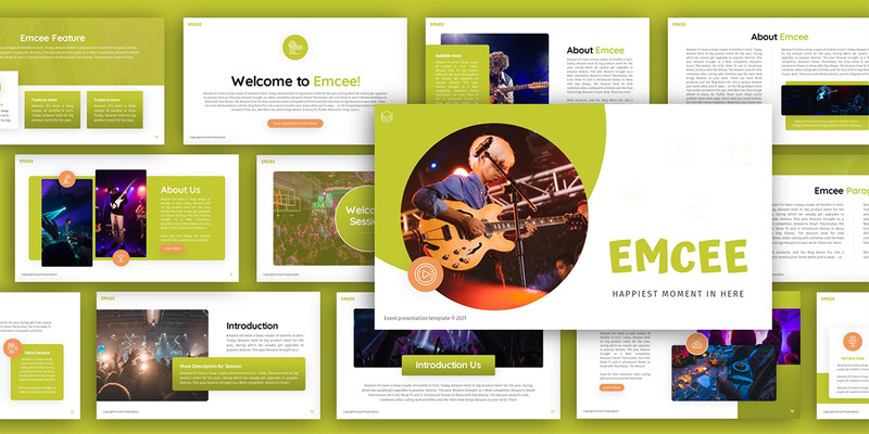 Emcee Event Multipurpose PowerPoint Presentation Template - Features Image 2