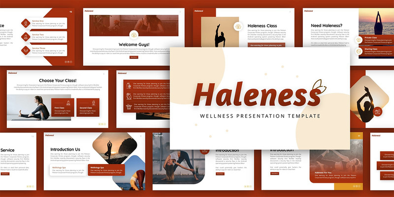 Modello di presentazione di PowerPoint multiuso Haleness Wellness - Caratteristiche Immagine 2