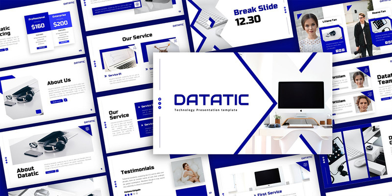 Datatic Technology Presentation Template - Features Image 1