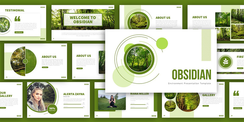 Obsidian Environment PowerPoint Presentation Template - Features Image 2