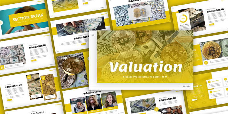 Valuation Finance Multipurpose PowerPoint Presentation Template - Features Image 1