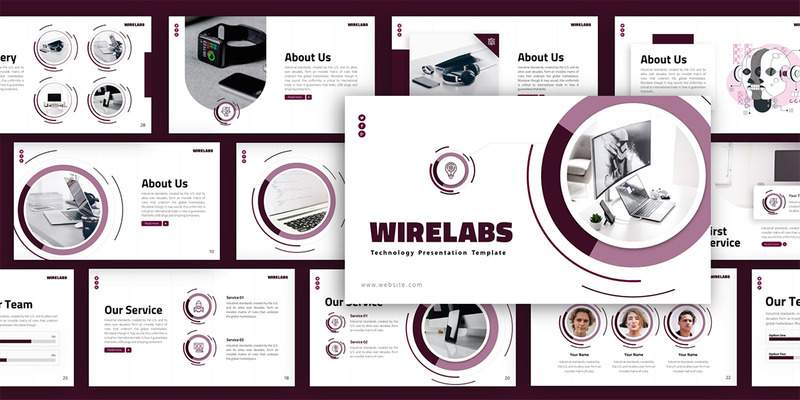 Wirelabs - Technologie Multifunctionele PowerPoint-presentatiesjabloon - Features Image 2