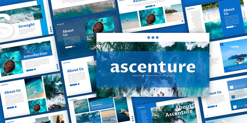 Modello di presentazione itinerante Ascenture - Caratteristiche Immagine 1