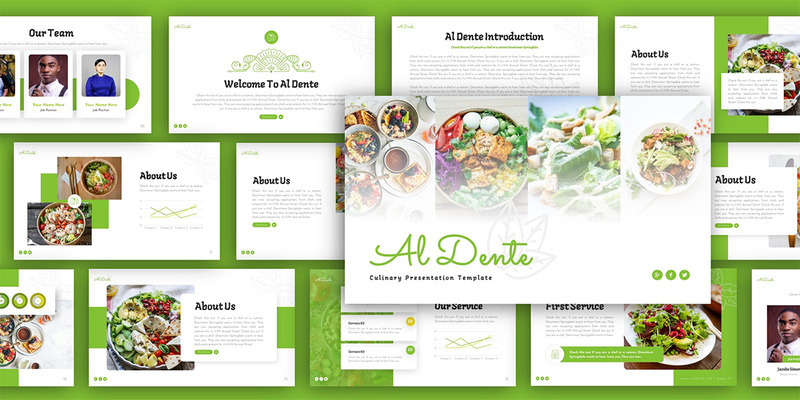 Plantilla de presentación de PowerPoint multipropósito culinaria Al Dente - Características Imagen 2