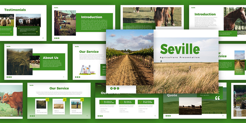 Seville Agriculture Presentation PowerPoint Template - Features Image 2