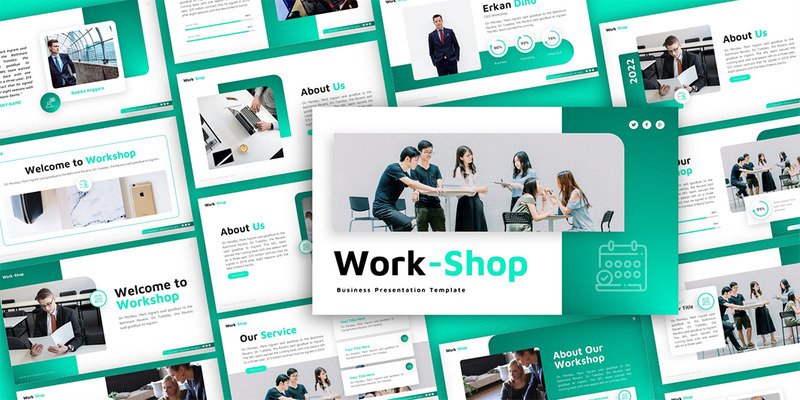 Workshop Business Multipurpose PowerPoint Presentation Template - Features Image 1