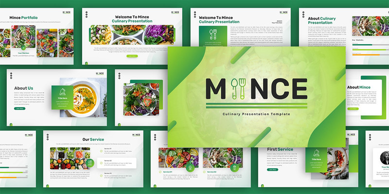 Tritare il modello di presentazione di PowerPoint multiuso culinario - Caratteristiche Immagine 2
