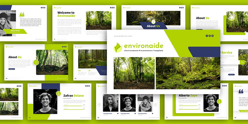 Environaide - Environment Multipurpose PowerPoint Presentation Template - Features Image 2
