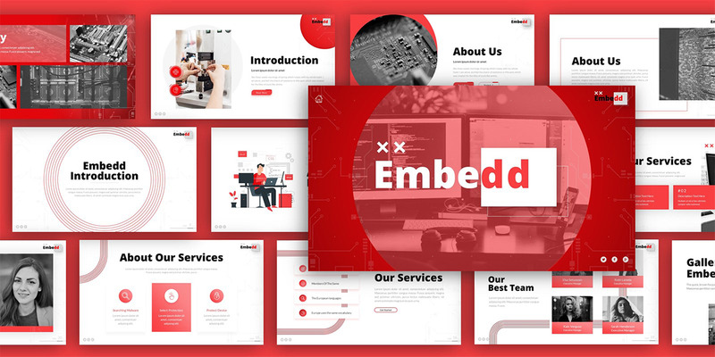 Embedd Technology Presentation PowerPoint Template - Features Image 2