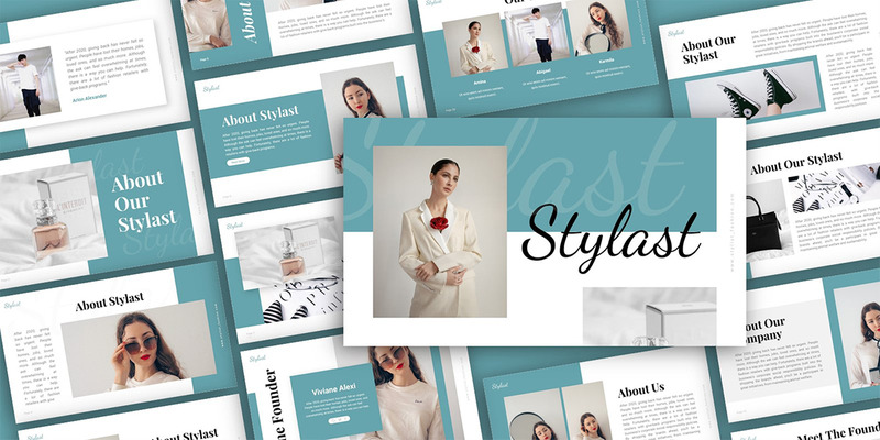 Modello di presentazione di moda stilista - Caratteristiche Immagine 1