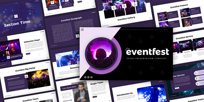 Eventfest Event Multipurpose PowerPoint Presentation Template - Features Image 1