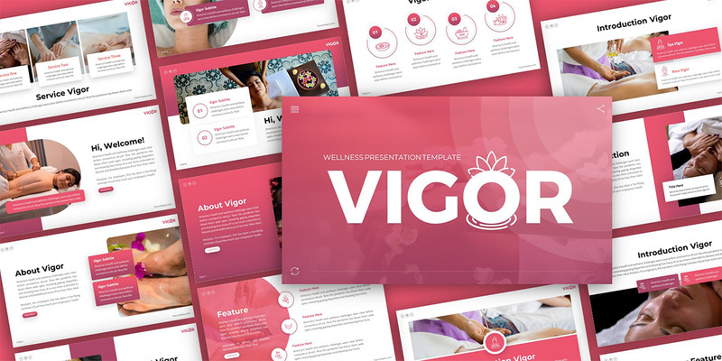 Modello di presentazione PowerPoint multiuso Vigor Wellness - Caratteristiche Immagine 1
