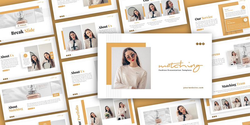 Abbinamento - Modello di presentazione PowerPoint multiuso alla moda - Caratteristiche Immagine 1