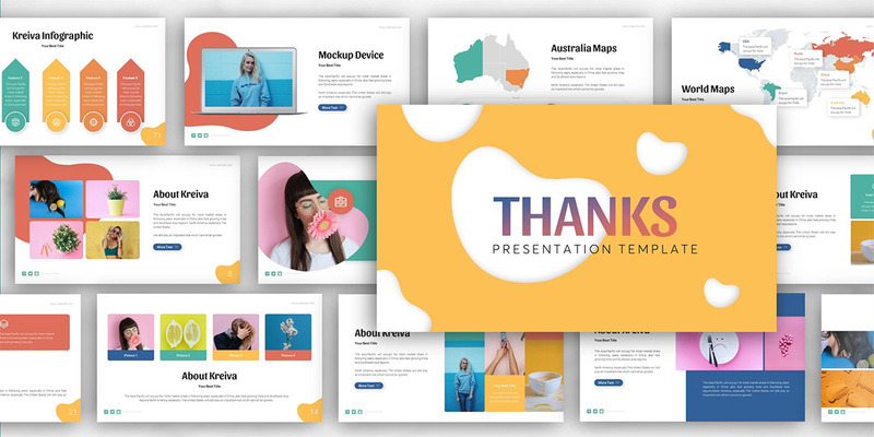 Kreiva Creative modello di diapositive di Google - Caratteristiche Immagine 2