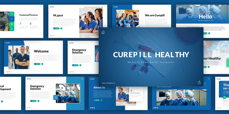 Curepill Medical Presentation PowerPoint Template - Features Image 2