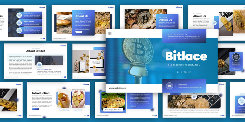 Modello di presentazione PowerPoint multiuso Bitlace Blockchain - Caratteristiche Immagine 2